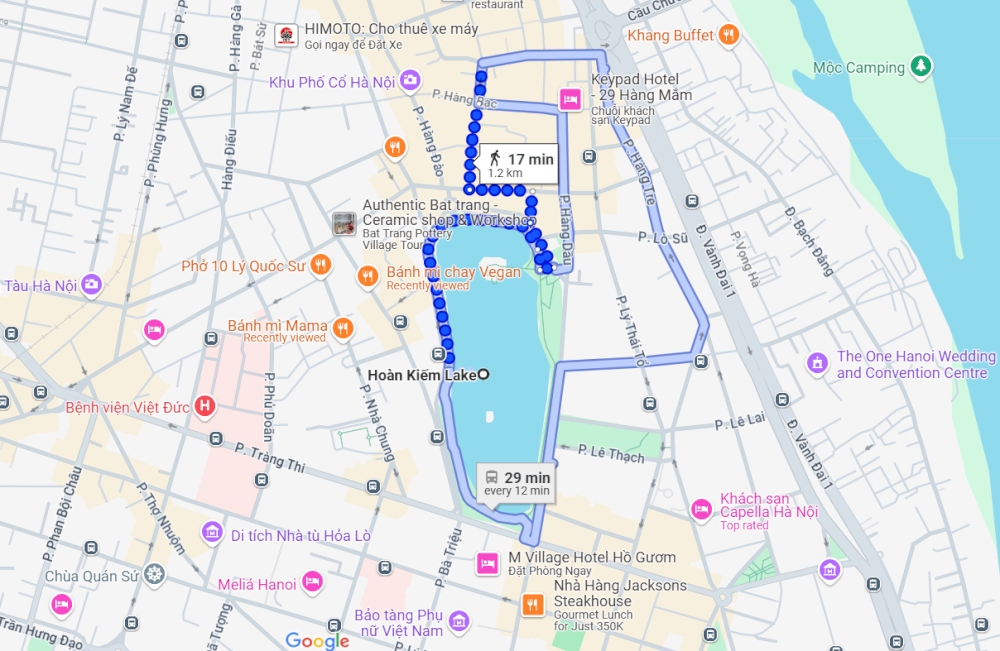 Ta Hien Beer Street is very easy to find